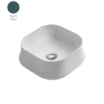 Умывальник на столешницу Simas SHARP 42 cм, NAVY MATT (SH06 nm) - Фото 1